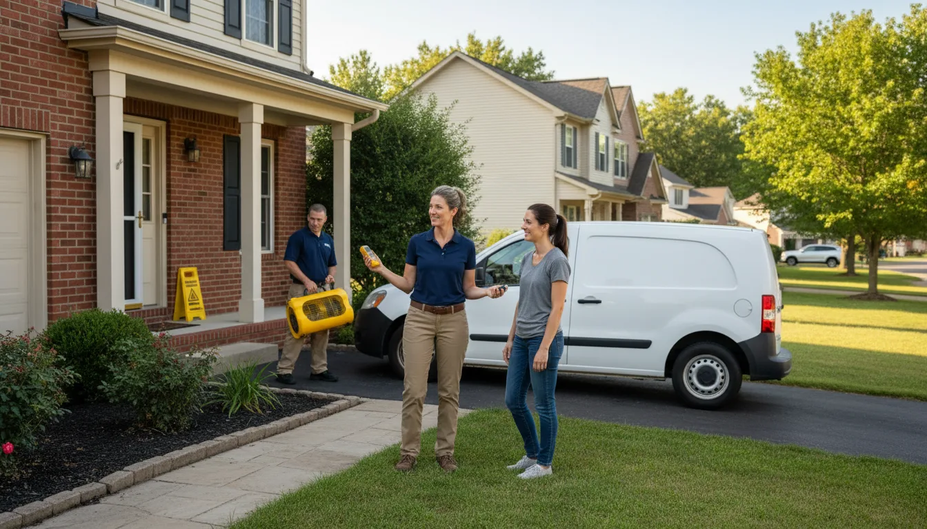 Residential water damage restoration in Tarawa Terrace, NC